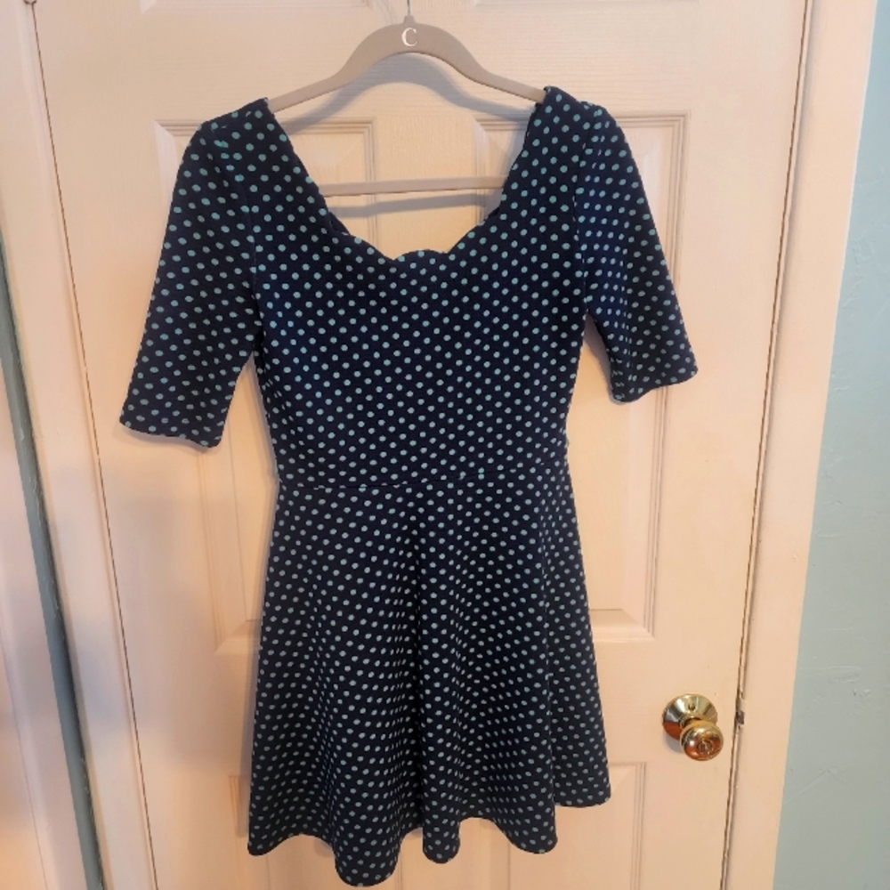 City Triangles polka dot dress